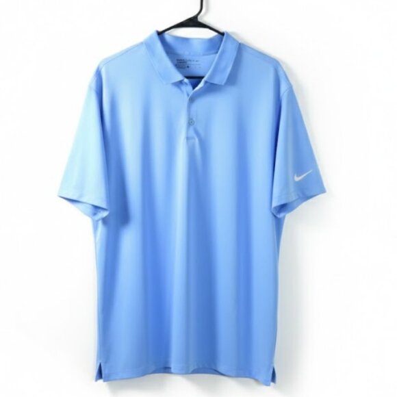 Men's XL Blue Nike Golf Dri-FIT Victory Polo Shirt Short Sleeve 725518-412 - Picture 2 of 6